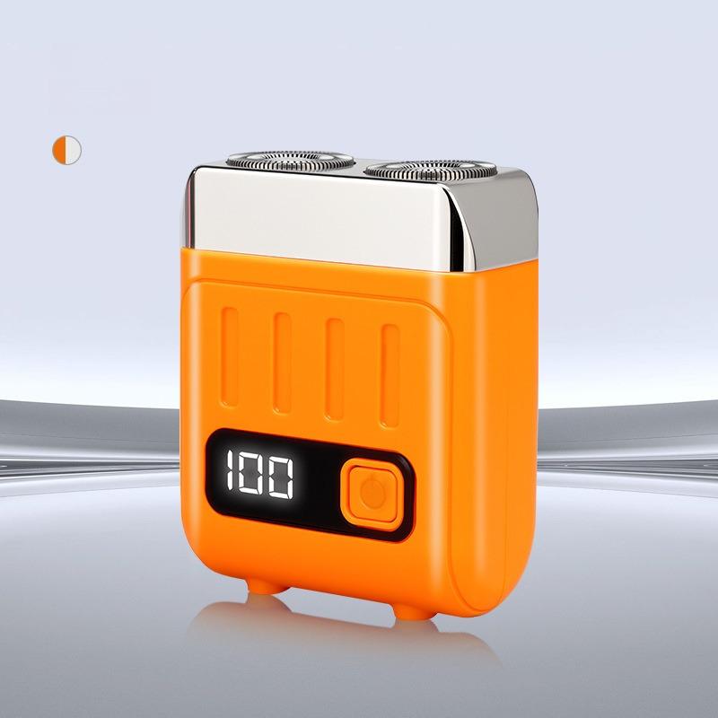 Mens Electric Shaver Dual Head Razer Portable Travel Cordless Rechargeable Shaver Kit Home Use