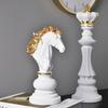 Chess Ornament Collectible Figurine Craft Furnishing for Home House Decorations Desk Table Cabinet Arrangement Gifts