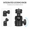 360 degrees  Rotatable Panorama Tripod Head Camera Mount Adapter  head 10Kg Load Capacity with   Phone   Tripod Accessories