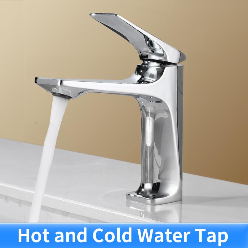 

High-end Bathroom Faucet Hot and Cold Sink Brass core Faucet Anti Splash Washbasin in The Bathroom Bathroom Sink Tapware Tap