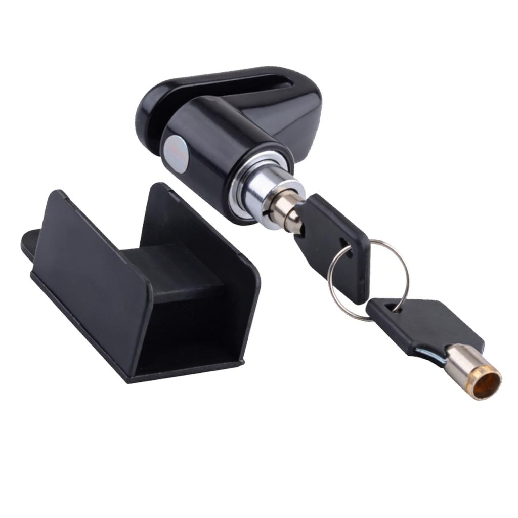 Bike Disc Brake Lock with Key Portable Anti Pry Anti Theft Wheel Disc Brake Lock for Mountain Bike Black Disc Brake Lock