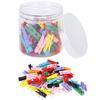 100pcs Push Pins Clips Small Mini Colorful Picture Photo Clips Wooden Crafts Clips