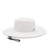 Adventure Wide Brim Metal Flag Bucket Hat White NER37C1433 Women's L/XL