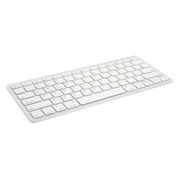 Clavier Bluetooth - Ewent - EW3161 - Blanc - Espagnol Qwerty - Batterie rechargeable