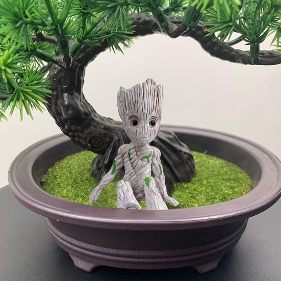 Buy Groot Statue Vivid Version Small Tree Look Gift Cute Antifad Man