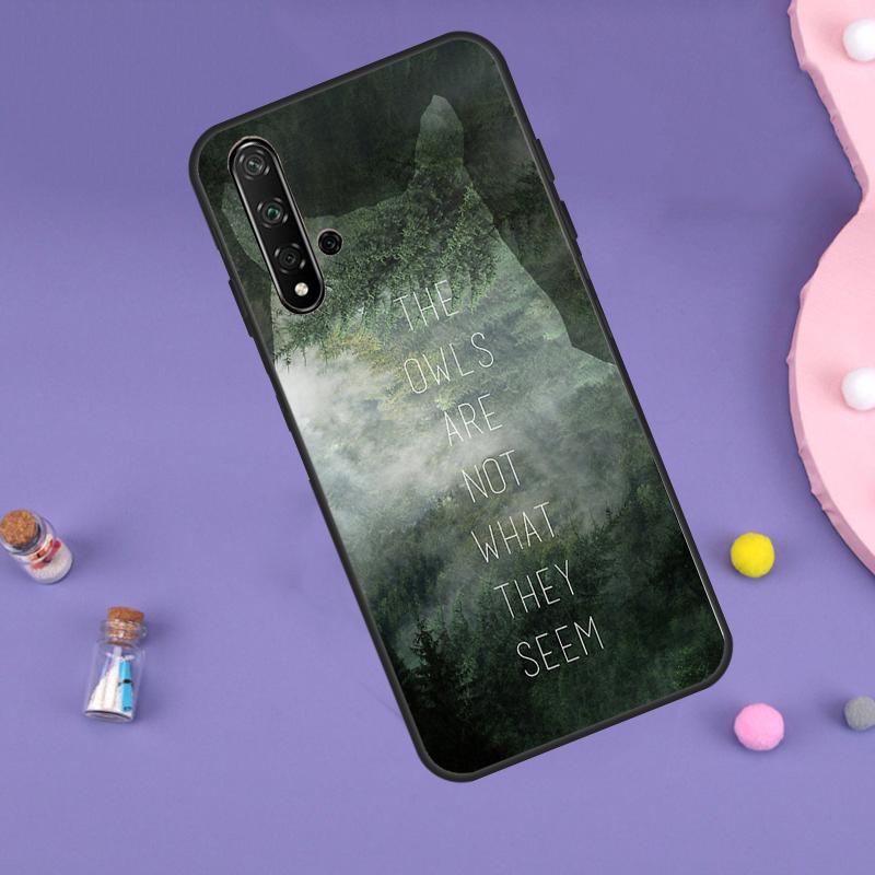 Fire Walk With Me Twin Peaks For Huawei Nova Y61 Y60 Y70 Y72 Y73 Y90 Y91 9 10 SE 7i 8i 11i 12i P30 P40 Lite P60 Pro Case