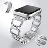 Luxury Metal Diamond Bracelet for Apple Watch Band 49 44 41 42mm for Iwatch 8 7 SE 6 5 4 3 38 45 40mm Stainless Steel Strap Smartwatch Accessories