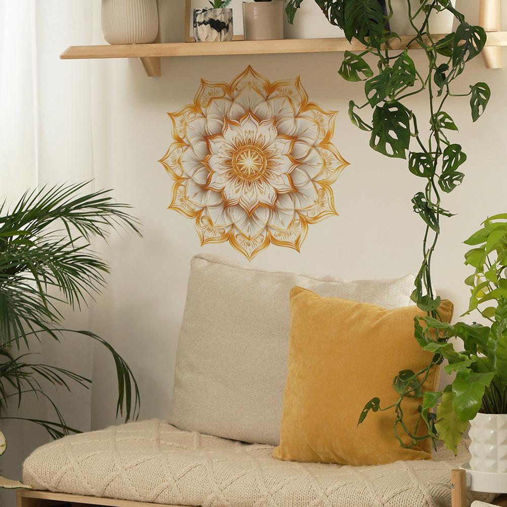 Painted Mandala Bedroom Living Room Home Background Beautification Wall Sticker