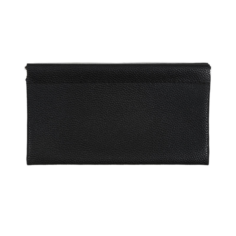Self-closing First-layer PU Leather Long Wallet Passport Driver's License Document Holder Data Cable Cosmetic Bag