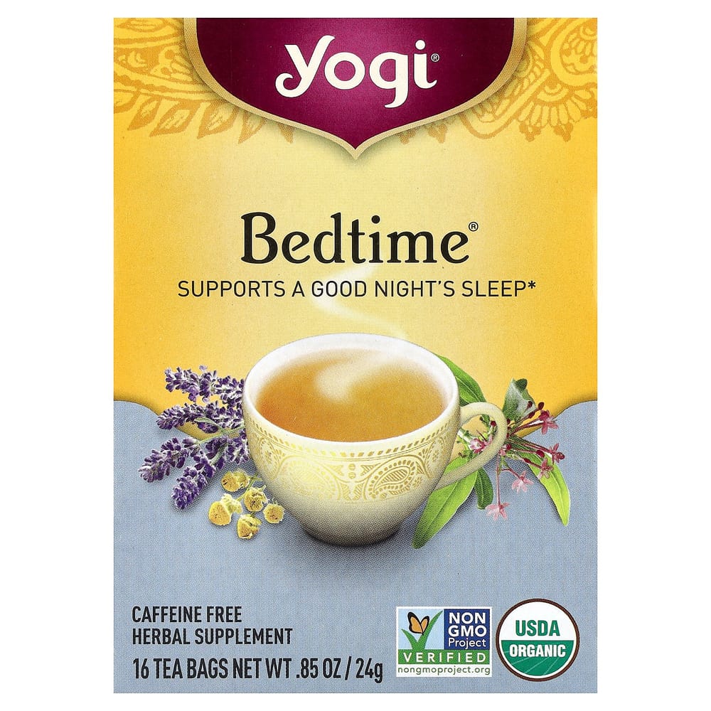 Yogi Tea Bedtime Caffeine-Free Herbal Tea, 16 Tea Bags (24g / 0.85oz)