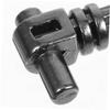 Abaodam J4 Compatible Metal Parts for Action Figure Repair, Alloy Hip Joint Parts, 15x12x5mm, 1 Pair, Black, High Durability Metal, for Plastic