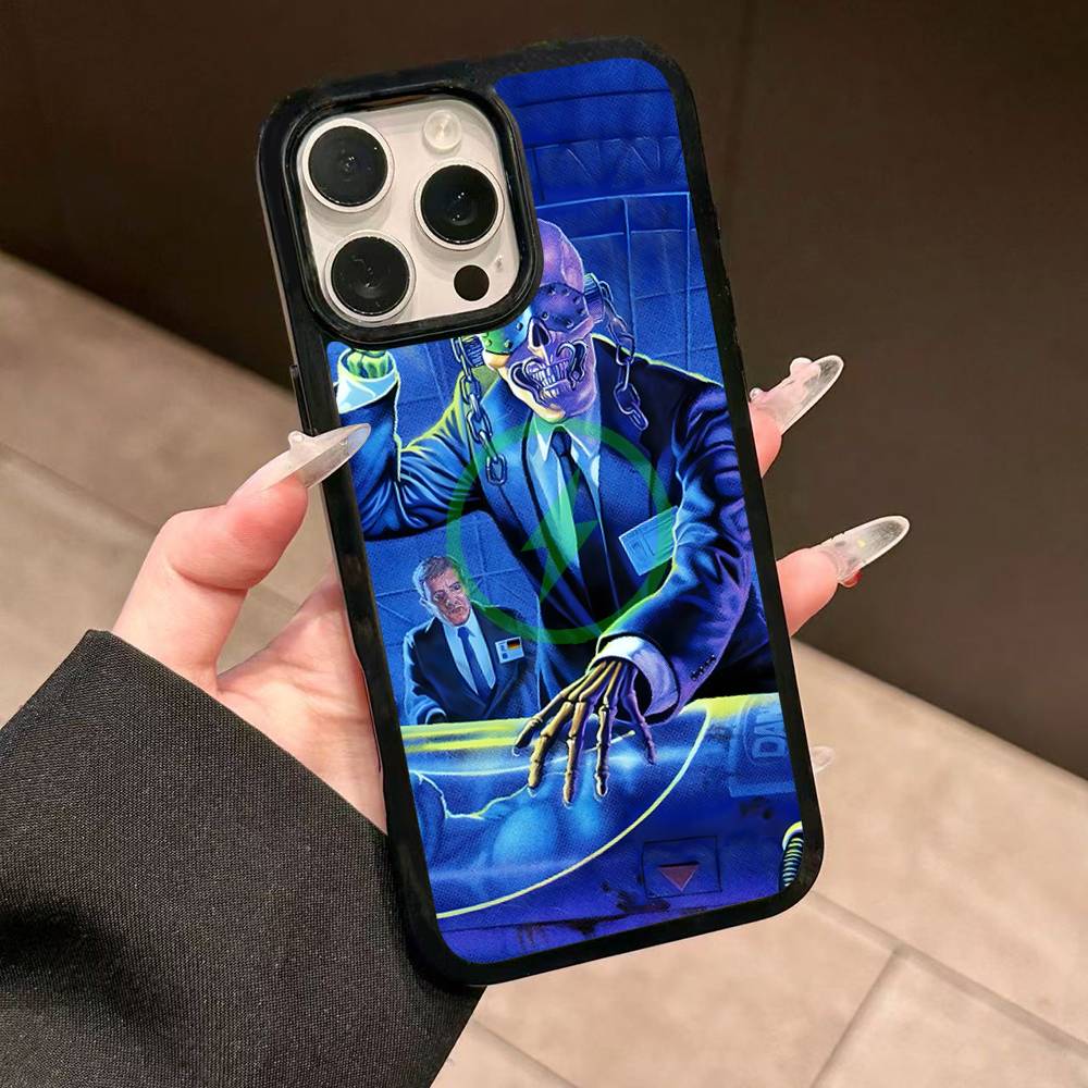 

M-Megadeth Logo For Magesafe Magnetic Wireless Phone Case For IPhone 17 Pro Max Air 13 12 Mini 16 15 14 11 iPhone 13pro max