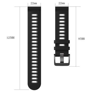 Classic 20 22mm Soft Silicone Bracelet Belt for Garmin Forerunner 265 255 245 645 Misic Strap Venu 3 2 Plus Sq/Vivoactive 5 4 Watch Band