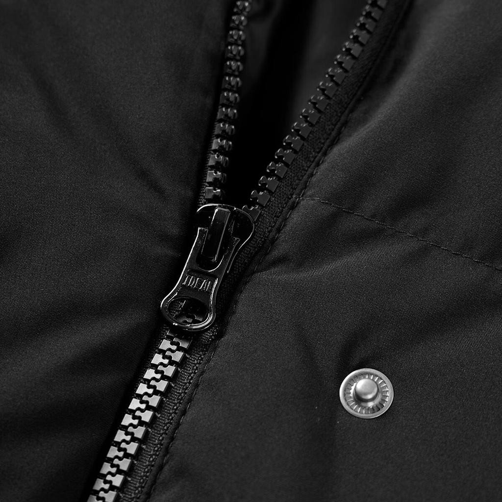 Adidas Outdoorowa Casualowa Sportowa Rozpinana z Kapturem Ciepła Kurtka Puchowa Unisex Kurtki Czarna JW1686