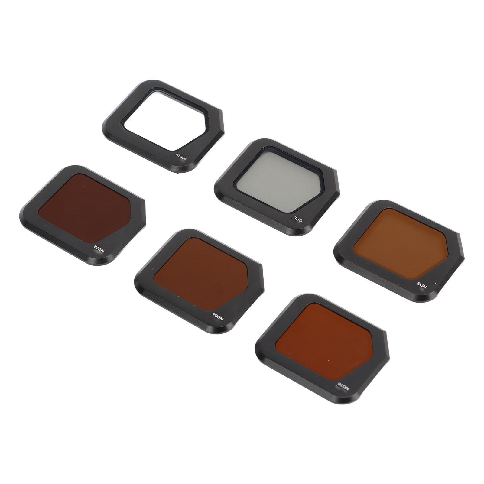 

Набор из 6 фильтров для дрона CPL UV Lens, водонепроницаемые ND-фильтры для DJI Mavic 3 Classic