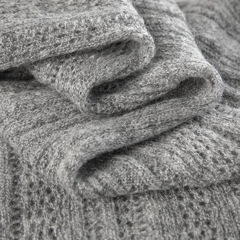 Sishe Women's Solid Round Neck Knit Top