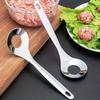 1 PC 304 Stainless Steel Meatball Spoon Hand Squeeze Meatball Spoon Squeeze Maker Spooner Meatball Maker Kitchen Gadgets5