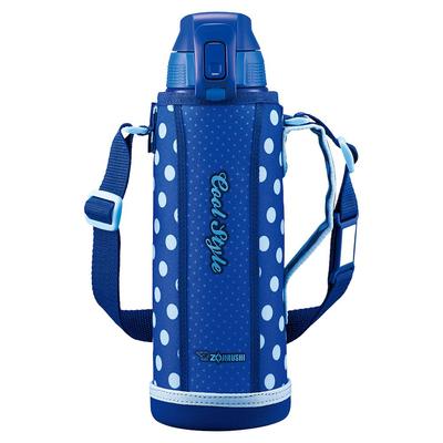 ZOJIRUSHI Trinkflasche Coole Sportflasche Direkter Trinkverschluss Blaue Punkte 1,0L SD-FA10-AZ