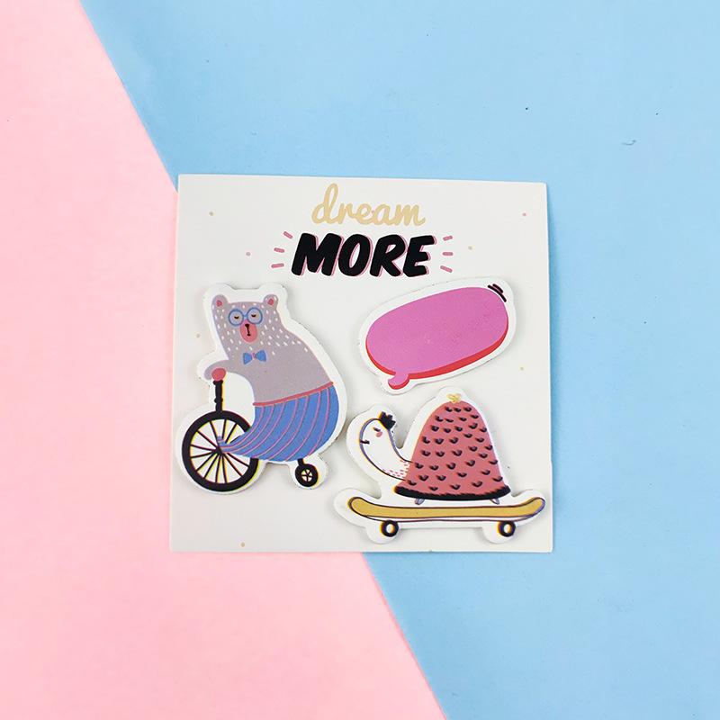 

1 шт., милый кавайный мультяшный INS, липкий блокнот для заметок, маркер для книг, канцелярские принадлежности, офисные школьные принадлежности, наклейка-планировщик