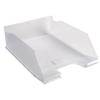 Corbeille-à-courrier - EXACOMPTA - MAXI-COMBO - A4+ - Superposable - Blanc cristal