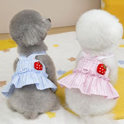 Cute Dog Dress Soft Dog Vest Pet Supplies Pet Summer Clothes  Autumn