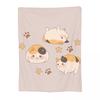 Cute Funny Cat Pattern Blankets Soft Warm Flannel Throw Blanket Plush for Bed Living Room Picnic Travel Home Couch