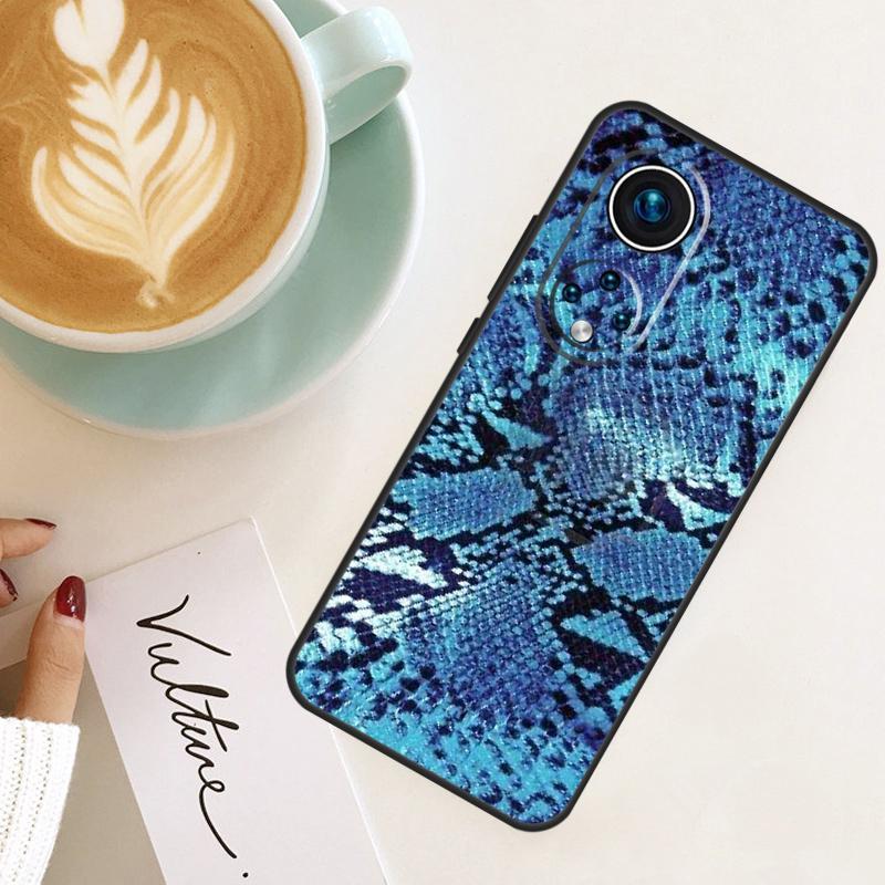 

Snake Skin For Huawei P40 P20 P30 P60 Pro Nova 5T 9 P Smart Honor Magic5 Lite 50 70 90 X8 X8a X9a Case Huawei P30