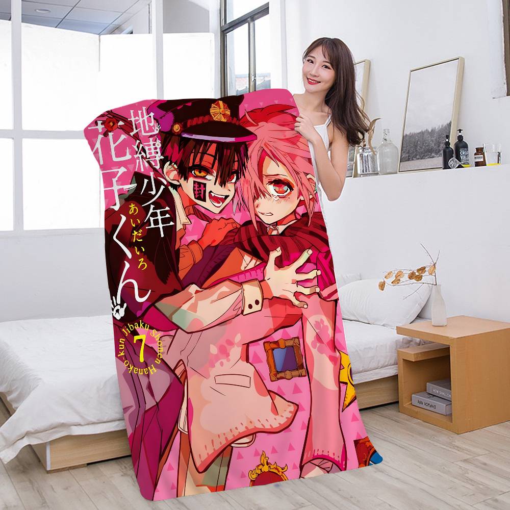 Anime Toilet Bound Hanako Kun Microfiber Printed Beach Towel Mountain Climbing Yoga Beach Swimming Running Absorbent Soft Towel