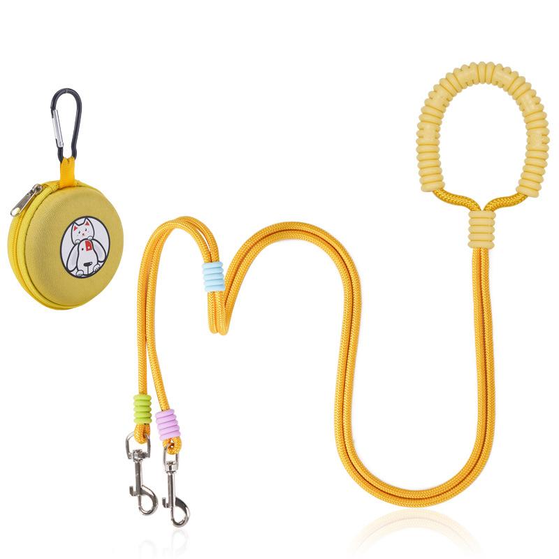 A Multi-purpose P-chain Dog Collar for Pets with Anti-breakaway Leash for Walking Dogs