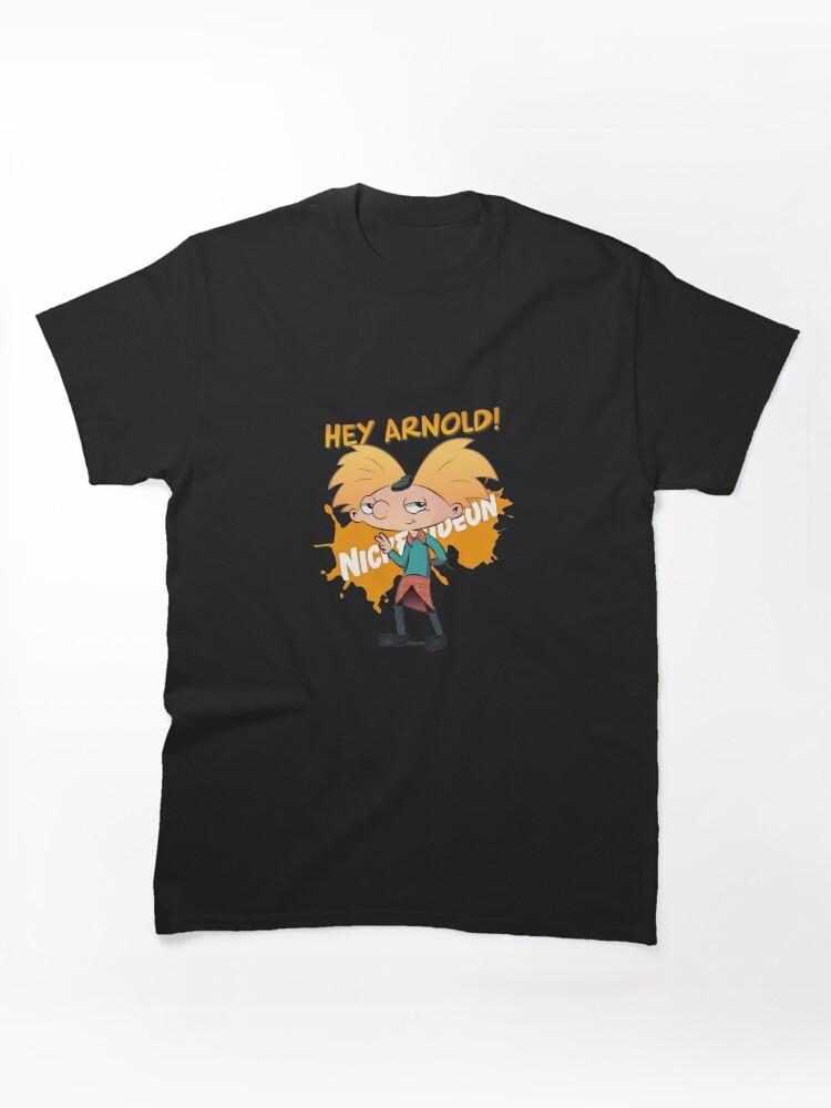 Hey Arnold! Hey Arnold! Nickelodeon Cool Vibe Arnold Unisex T-Shirt-77 Classic Unisex T-Shirt