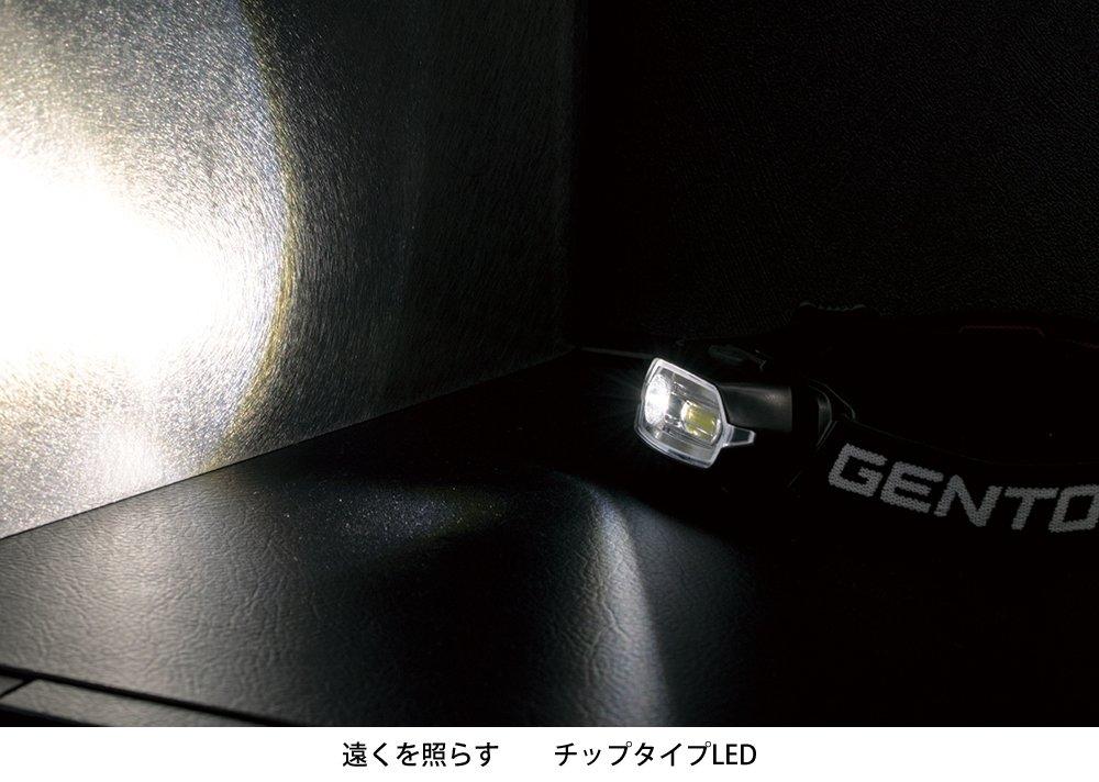 GENTOS LED Headlamp Lumens 3 Hours of Operational Run Time COB Emitting Requires 2 AAA ANSI Standard [150 / / (Light Surface) LED] Batteries, NR-003S,