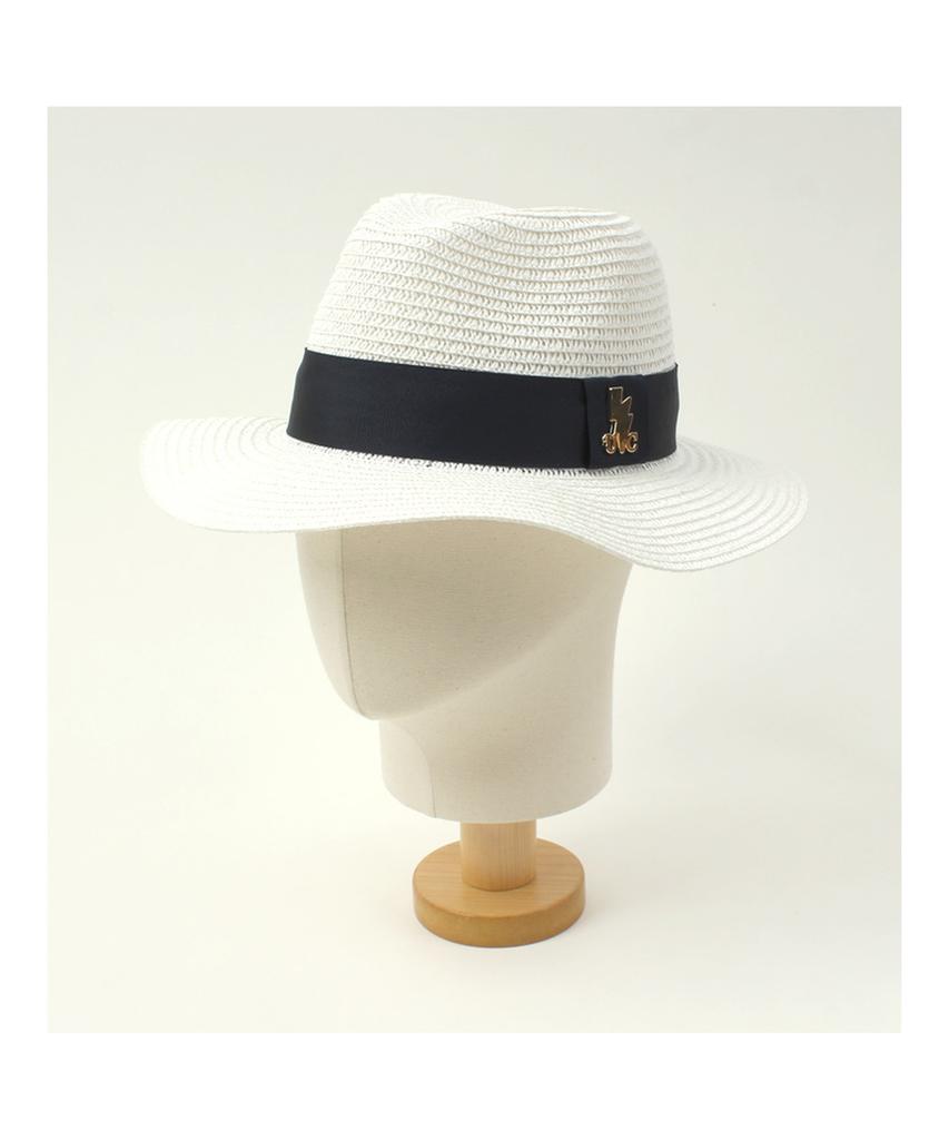 Yunibeosyeolkemiseuteuli Navy Line Summer White Fedora
