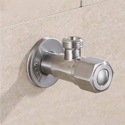 Paslanmaz Çelik Sıcak Soğuk Giriş Vanası Tuvalet Dolum Açı Vanaları Lavabo Havzası Su Isıtıcı Musluk Mutfak Banyo Aksesuarları için