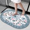 Bathroom Floor Mat, Bathroom Door Foot Mat, Diatom Mud Water Absorption Non-slip Mat, Toilet Special Door Mat, Carpet Mat