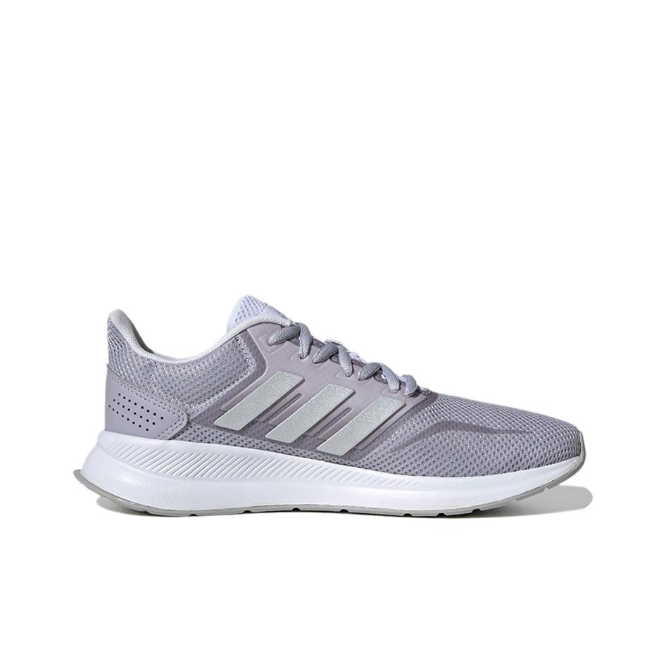 adidas Neo Runfalcon 1.0 Comfortable Breathable Mesh Low-Top Casual Running Shoes Women Sneakers Purple FW5160