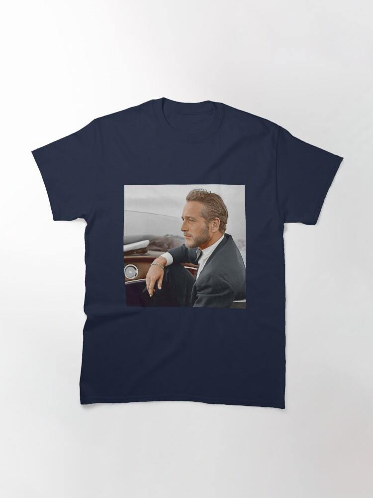 Dean Martin Hand colored picture of Paul Newman. Classic T-Shirt