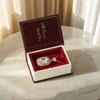 Creative Engagement Ring Case Velvet Jewelry Packaging Durable Book Shape Ring Box  Travel