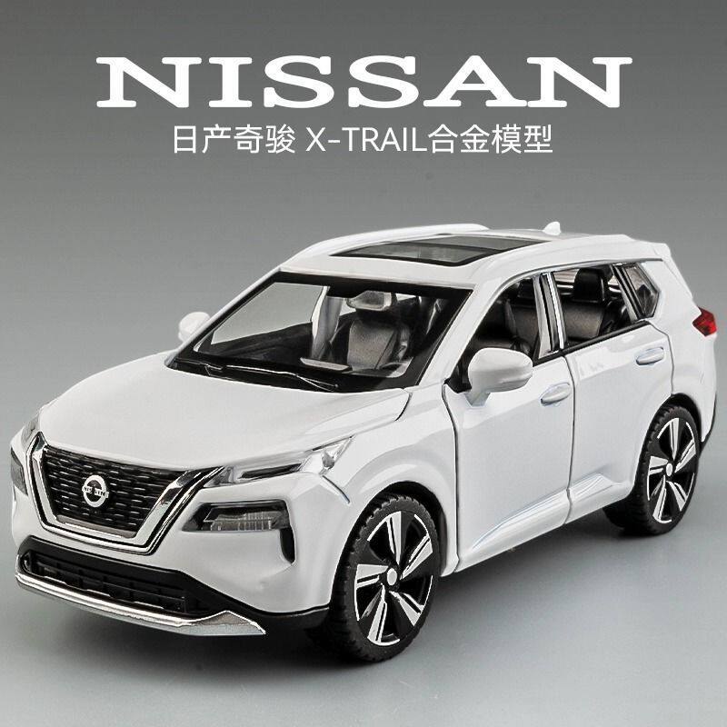 CNAUID1 1:32 Nissan X-TRAIL SUV Legierung Metall Druckguss Modellauto Zuhause Trendig & Schreibtisch Display Ornament Festival Spielzeug Geschenk Sammlung Hobby