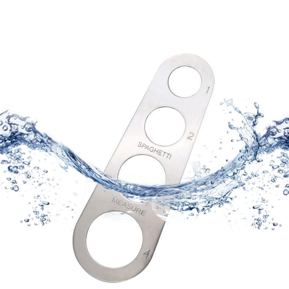 Smooth Surface Spaghetti Measurer Stainless Steel Pasta Noodle Measure Restaurant