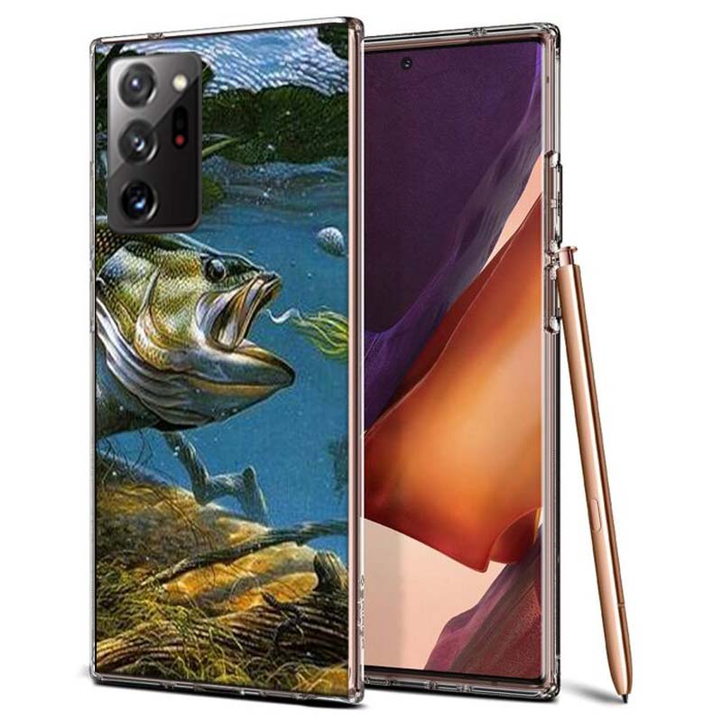 Angelzubehör Fisch Handyhülle für Samsung A55 A35 A25 A15 A07 A05S A16 A17 A26 A36 A37 A56 A57 Galaxy Note 20 10 A50S A71 A51 A31