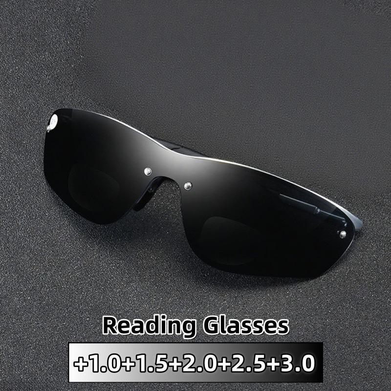 Sports Anti-slip Near Far Dual-use Presbyopia Glasses Ultra Lightweight and Comfortable Multifocal Eye Protection Sunglasses +1.0 To +3.0