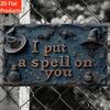 Metal Halloween Sign Wall Art Decor for Home Bar Cafe