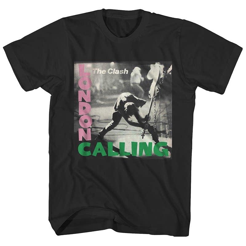 New The Clash Band London Calling Guitarists Guitar Case Rock Band Street Shortsleeved Tshirt