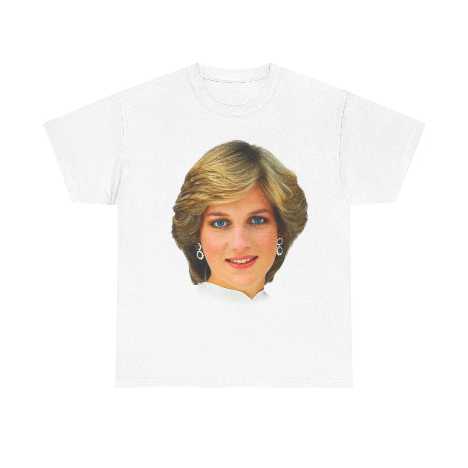 Princess Diana Big Head Unisex Cotton Tee M