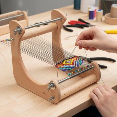 Raft din lemn pentru mărgele Instrument de realizare a bijuteriilor Brățări Hobby Versatil DIY Brățară