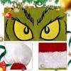 Personalized Custom Embroidered Name Green's Christmas Hat For Adults And Children Christmas Holiday Gift Decoration