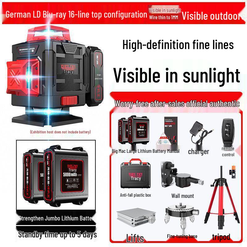 High Precision Green Laser Level: New Model Outdoor Wall and Floor Sticker