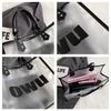 With Inner Pouch Transparent Jelly Bag Large Capacity PVC Composite Tote Bags  School