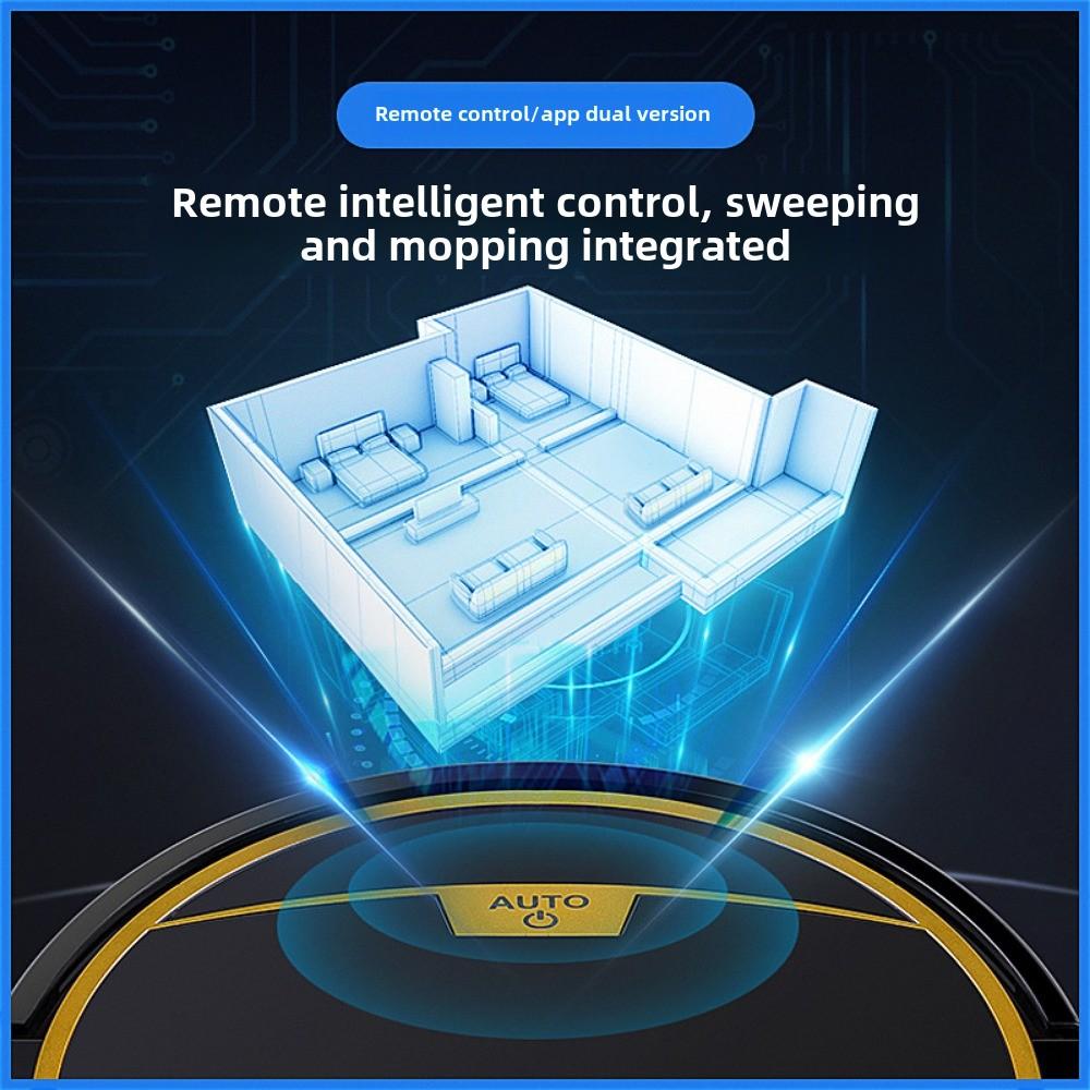 Inteligentní robot pro domácnost s čističem vodní nádrže Vysavač Zametání a tažení tři v jednom