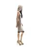 Ohos Flatseam Halter Midi Dress / Tan